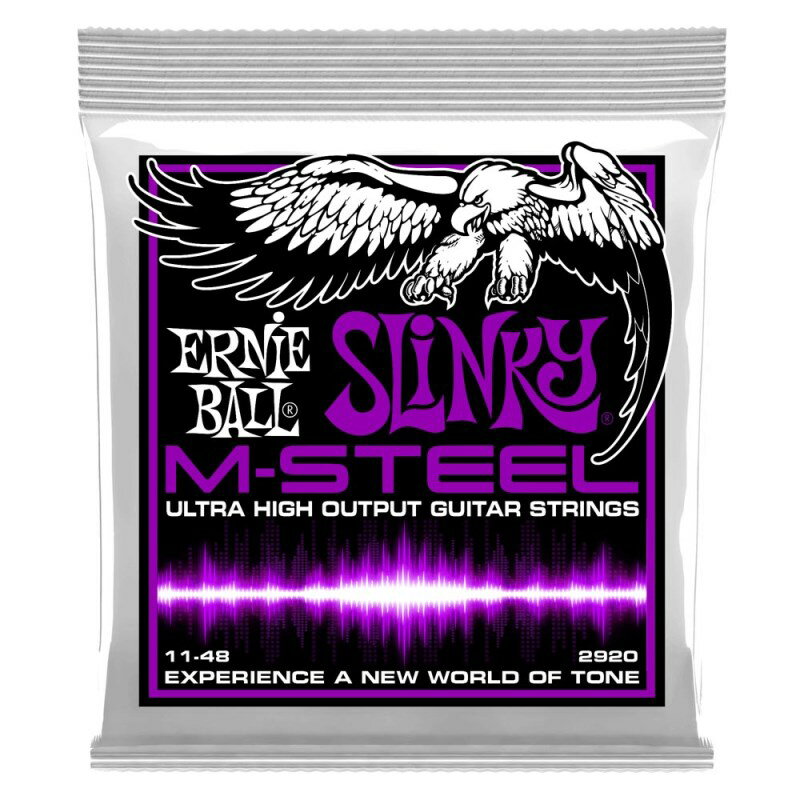 �ڴ��ָ��ꥻ����� �ں߸˽�ʬĶ�ò��� Power Slinky M-Steel Electric Guitar Strings #2920 ERNIE BAL...