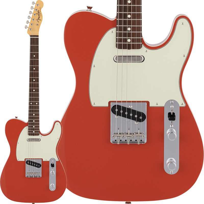 BUSKERS  テレキャスター　フィエスタレッド BUSKER'S 【入門におすすめ】 BTL-Standard テレキャスタータイプ