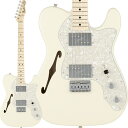 Traditional 70s Telecaster Thinline (Olympic White/Maple)【数量限定!!ストラッププレゼント!!】【Fe...