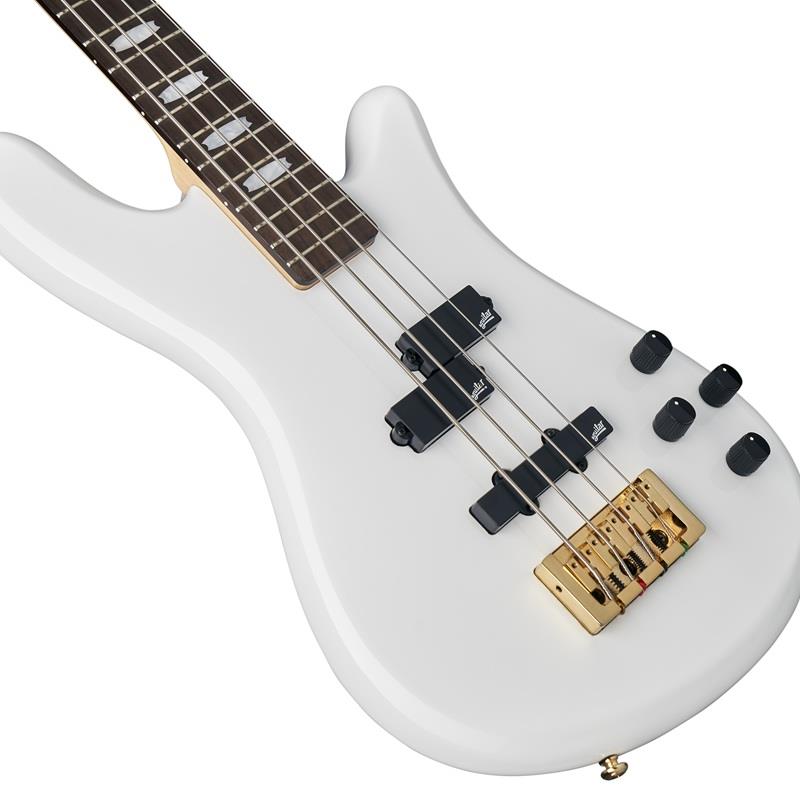 イケベ楽器楽天ショップの【入荷待ち、ご予約受付中】 NS ICON Bolt-on 4 (White Gloss) SPECTOR (新品)｜アングル3