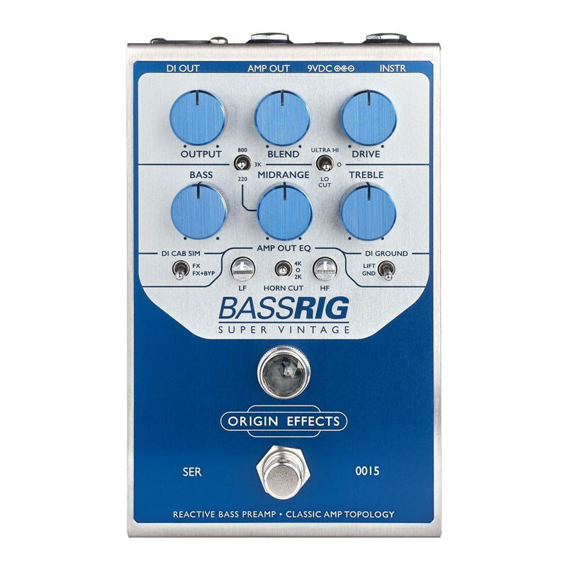 あす楽 BassRIG Super Vintage ORIGIN EFFECTS (新品)