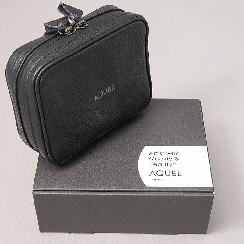 Other - 【ギター・ベース小物用 国産本革ポーチ】Leather Utility Pouch / Square・BLACK AQUBE MUSIC PRODUCTS (新品)