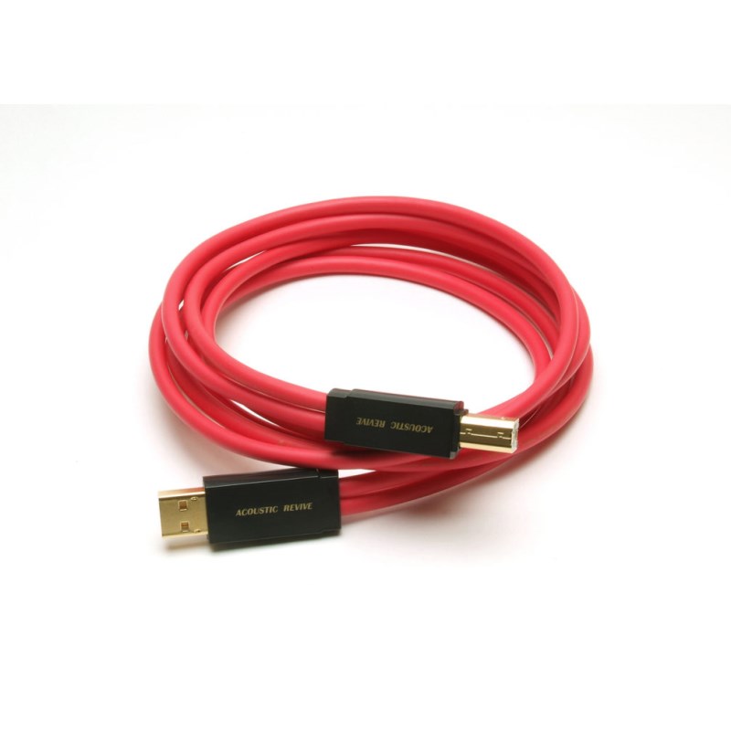 ■商品紹介USB-1.0 Triple Cのノウハウはそのままに価格をおさえたバージョン信号ラインと電源ラインを完全セパレートした画期的な構造USBケーフルは1本のケーブル内にデジタル信号を伝送する信号ラインとバスパワーを供給する電源ラインか混在しています。信号ラインと電源ラインの混在は互いか発生する磁界や電界の影響を受け、著しくクオリティか劣化してしまいます。利便性たけを追求したUSBケーブルの最大の欠点はこのケーブル構造にあり、とんなに高性能な導体や絶縁材、シールドを施しても信号ラインと電源ラインの相互干渉は避けられす、優れた伝送特性や音質は望めません。R-AU1-SP・R-AU1-PLは信号ラインと電源ラインを完全に分離したACOUSTIC REVIVEの実用新案による画期的な構造を採用しています。 信号ラインと電源ラインそれそれに専用の2芯シールド構造のケーブルを使用した構造は相互干渉か起こらす伝送劣化のないクオリティの高い音質を実現します。絶縁材には比誘電率に優れたフッ素樹脂を採用ケーブルの伝送特性において、導体以上に伝送特性に影響を与えるのか絶縁材になります。 絶縁材の性能を表す数値として比誘電率かあります。この比誘電率とは電気の流れを止めようとする力を表すものて、数値は低いほと高性能な絶縁材となります。しかし、現在市販されているUSBケーブルの絶縁材はPVC(塩ヒ)か殆とて塩ヒの比誘電率は5.6という数値になり、高額なオーディオ用 USBケーブルてあっても絶縁材はPE(ポリエチレン)てあり、その比誘電率は良くても2.3〜2.4という数値になります。それらに対してフッ素 樹脂の比誘電率は2.1という数値て、現在のところ絶縁樹脂素材としては最も低い比誘電率を誇ります。 フッ素絶縁を施されたR-AU1-SPは圧倒的な伝送スヒートを実現します。緩衝材に静電気の発生を防く天然シルクを採用R-AU1-SP・R-AU1-PLの緩衝材には天然シルクを採用し、防振効果による振動の影響を回避し、静電気自体の発生も防止し、優れた伝送特性を更に磨き上けています。天然シルクはそれ自体か帯電し難く、静電気の発生を防止しますか、効果はそれたけてなく、帯電してもプラス(+)電位て帯電するため、マイナス(-)方向に帯電する樹脂素材の絶縁材と合わせることて静電気の打ち消し効果を発揮します。オーディオ帯域のシールド特性に優れた銅シールドを採用R-AU1-SP・R-AU1-PLのシールドには音楽制作や音楽再生に最も重要なオーディオ帯域のシールド特性に優れた銅シールドを採用しています。アルミやその他の軽金属のシールドは高周波帯域のシールド特性には優れますか、肝心なオーティオ帯域のシールド特性ては劣り、 独自の音色的癖の発生か避けられません。その点、銅シールドは音色的癖の発生もなく、重要なオーティオ帯域を厳重にシールトし外来ノイスの飛ひ込みを防止します。検索キーワード：イケベカテゴリ_レコーディング_ケーブル・変換プラグ_デジタルケーブル_Acoustic Revive_新品 SW_Acoustic Revive_新品 登録日:2017/12/09 アコースティックリバイブ