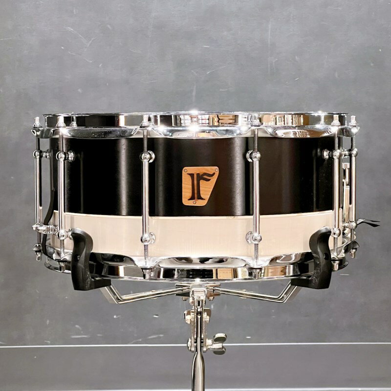 【USED】 #15. Maple 10ply Separated Shell 14×6.5 [Charcoal Black/Ivory] riddim (ユーズド やや使用感あり)