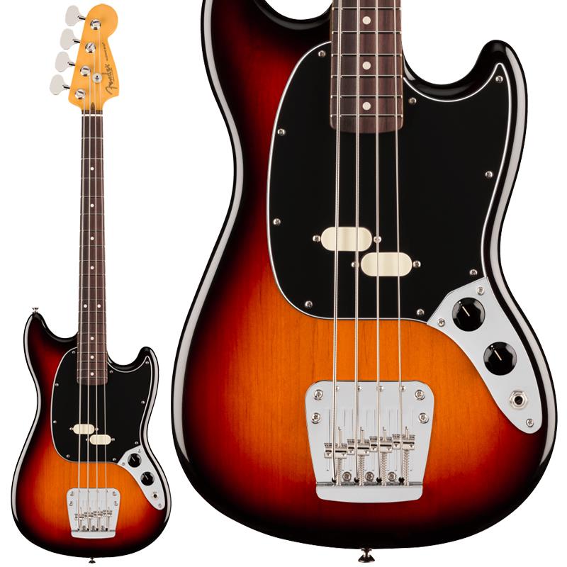 American Professional Classic Mustang Bass (3-Color Sunburst/Rosewood)【The Autum...