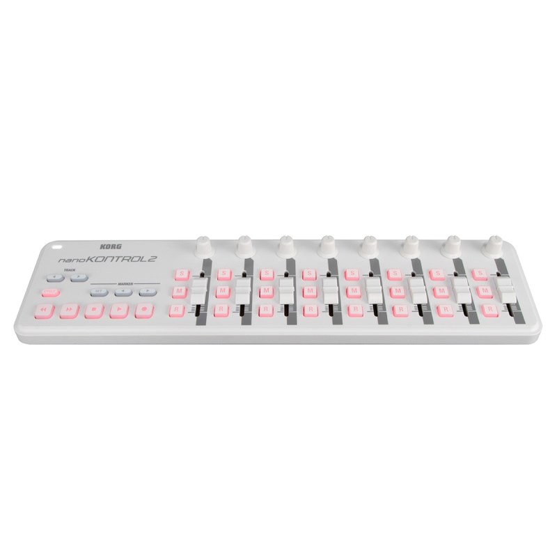 イケベ楽器楽天ショップのnano KONTROL 2 White (ナノコントロール)(フェーダーコントローラー) KORG (新品)｜アングル2