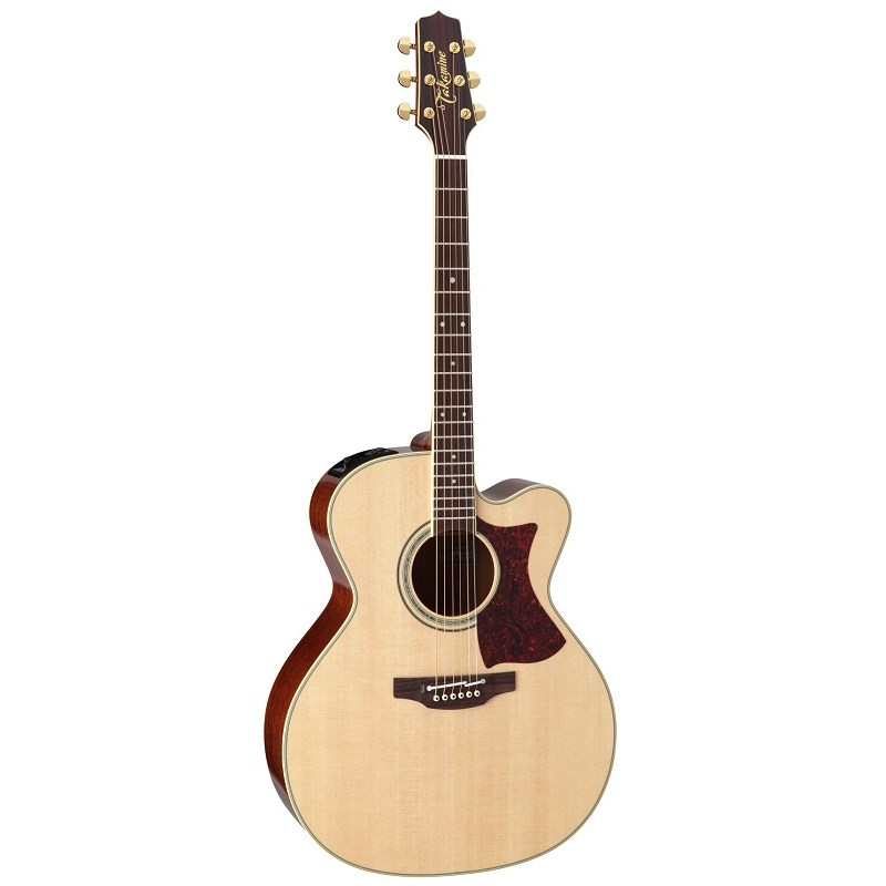 ■商品紹介〜 Takamine エレアコ000シリーズ！〜シリーズ中最も大きなボディシェイプの000シリーズ。圧倒的な音量感を誇るジャンボスタイルからは、ハードピッキングでのストロークにも手ごたえのある力強いサウンドが得られます。ライブステージはもちろんのこと、ストリートでも迫力あるプレイをご堪能いただけます。〜プリアンプ CT-4BII(PTU) 〜フロントパネル上のTUNER POWERスイッチでON/OFF可能なクロマチック・チューナーを搭載。エレアコとしてプラグ・インしていない時でも手軽にチューニングが確認でき、電池の無駄な消耗を防ぐオート・オフ機能も装備。音質の補正はLOW、MID、HIGHの3バンドで調節が可能で、シンプルなコントロールシステムでありながら、プロユースに対応するサウンドクオリティーを実現します。[SPEC]・TOP：SOLID SPRUCE・BACK：SOLID SAPELE・SIDES：SAPELE・NECK：MAHOGANY・FINGER BOARD：ROSEWOOD・SCALE：644mm・NUT WIDTH：42mm・PRE-AMP：CT-4BII (PTU)・POSITION MARK：DOT・COLOR：N (gloss)・WITH SEMIHARD CASE：SH-000※写真はサンプルです。材質の特性上、杢目・色合いは1本1本異なります。ご了承下さい。※こちらの商品はお取り寄せ商品につき、商品のお渡しまで1週間ほどお時間をいただく場合がございます。ご購入をお急ぎの方は、ご注文前に必ず納期をメール、もしくはお電話にてお問い合わせ下さい。当店から折り返し納期について返答させていただきます。また、メーカー長期在庫切れの場合、ご注文をキャンセルさせていただく場合がございます。あらかじめご了承下さい。検索キーワード：イケベカテゴリ_アコースティック・エレアコギター_エレアコギター_TAKAMINE_新品 SW_TAKAMINE_新品 JAN:4582270002770 登録日:2011/02/23 エレアコ タカミネ 高峰