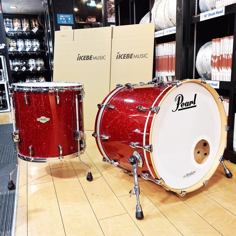 USED 中古 MCX 22''Bass Drum & 16''Floor Tom [Masters Custom Series/#407 Red Glass] Pearl (ユーズド やや使用感あり)