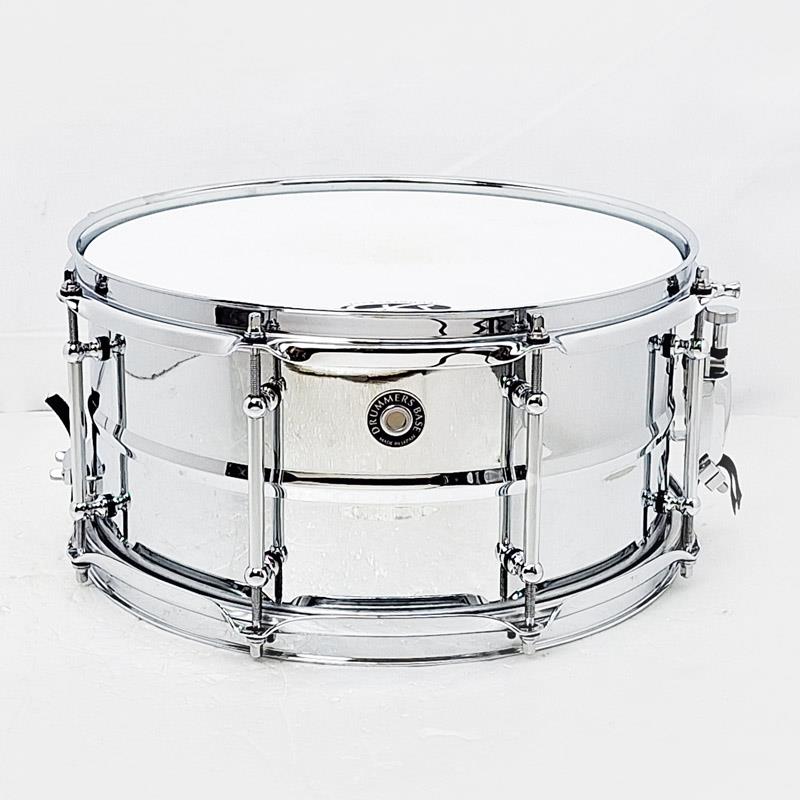 CUSTOM STEEL SNARE 13×6.5 Made In Japan 【店頭展示特価品】 Drummers Base (アウトレット 美品)