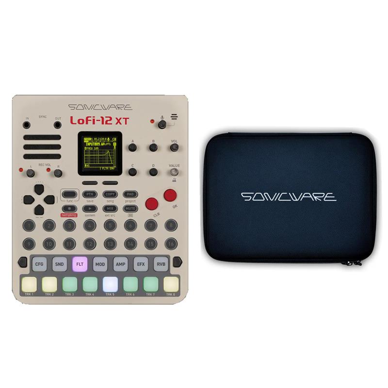 翌日配達 Lofi-12 XT [Limited Reto] (限定レトロ・グレー) + 純正ケースセット (台数限定・特別セット価格) ソニックウェア ローレゾ・デジタイズ・サンプラー SONICWARE (新品)