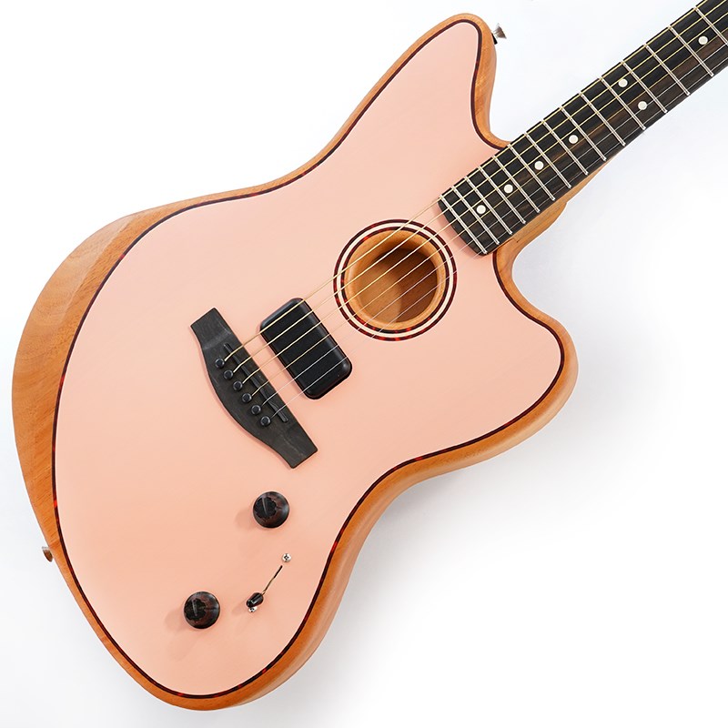 FSR American Acoustasonic Jazzmaster (Shell Pink/Ebony Fingerboard) Fender Acoustics (新品)