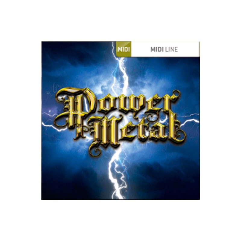 DRUM MIDI - POWER METAL(オンライン納品)(代引不可) TOONTRACK (新品)