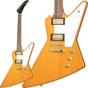 Inspired by Gibson Custom Shop 1958 Korina Explorer (Aged Natural/White Pickguard) Epiphone (新品)