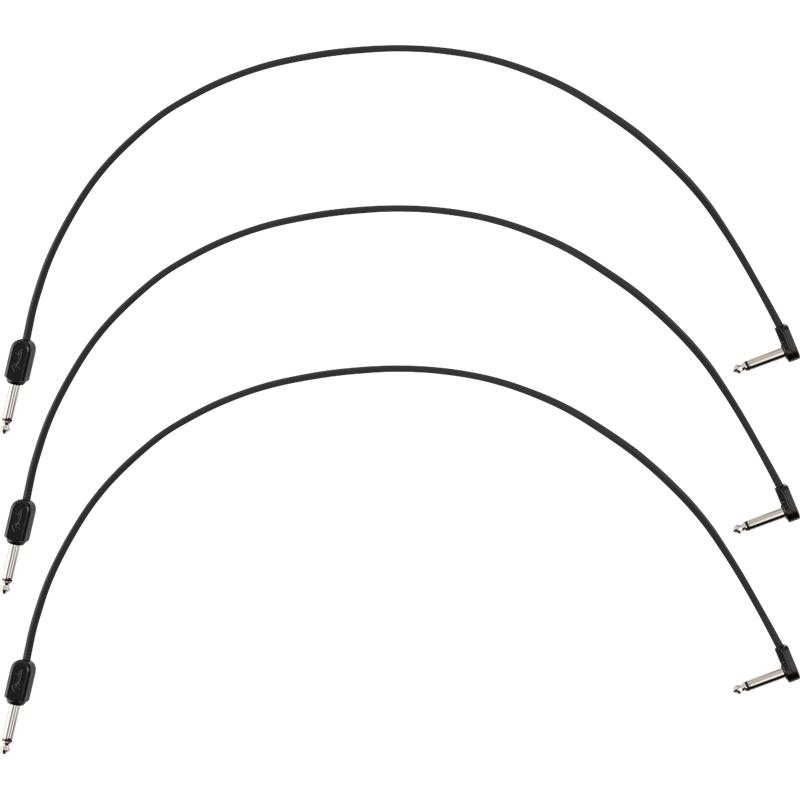 Blockchain 24 Patch Cable， 3-pack， Straight/Angle Fender USA (新品)