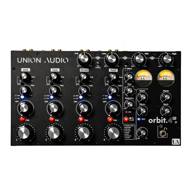 翌日配達 orbit.4 LE fx 【エフェクター内蔵 4ch・ロータリー・アナログDJミキサー】(ユニオンオーディオ) Union Audio (新品)