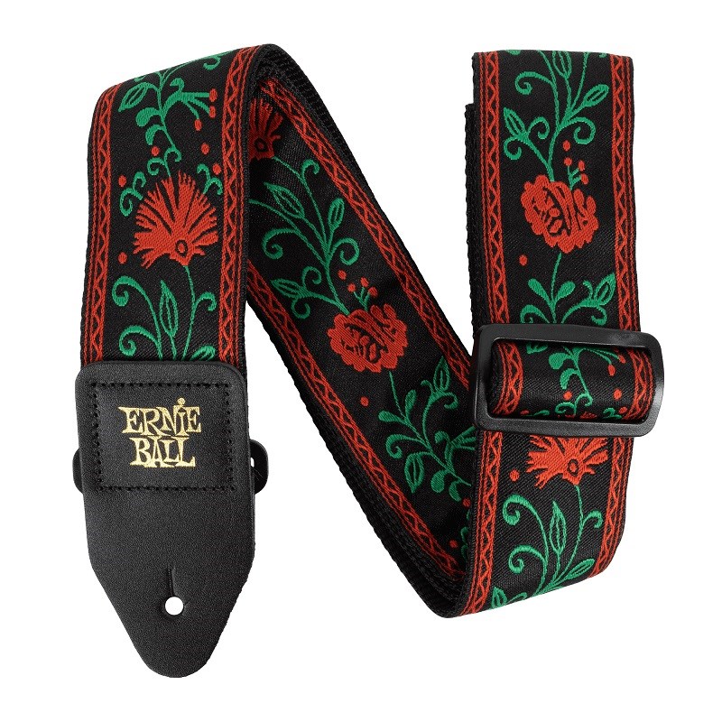 ������ã �ڴ��ָ��ꥻ����� Western Rose Jacquard Guitar Strap [#P05361] ERNIE BALL (����)