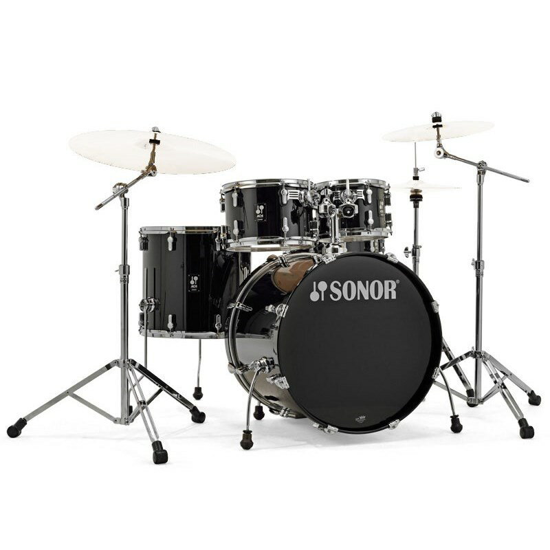 SN-AQ1SG #PB [AQ1 STAGE Set / PIANO BLACK]【ハードウェア付属 / シンバル別売】 SONOR (新品)