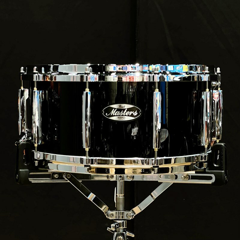 Masters Maple Snare Drum 14×6.5 - #103 Piano Black [MM6P1465S/C #103] Pearl (新品)