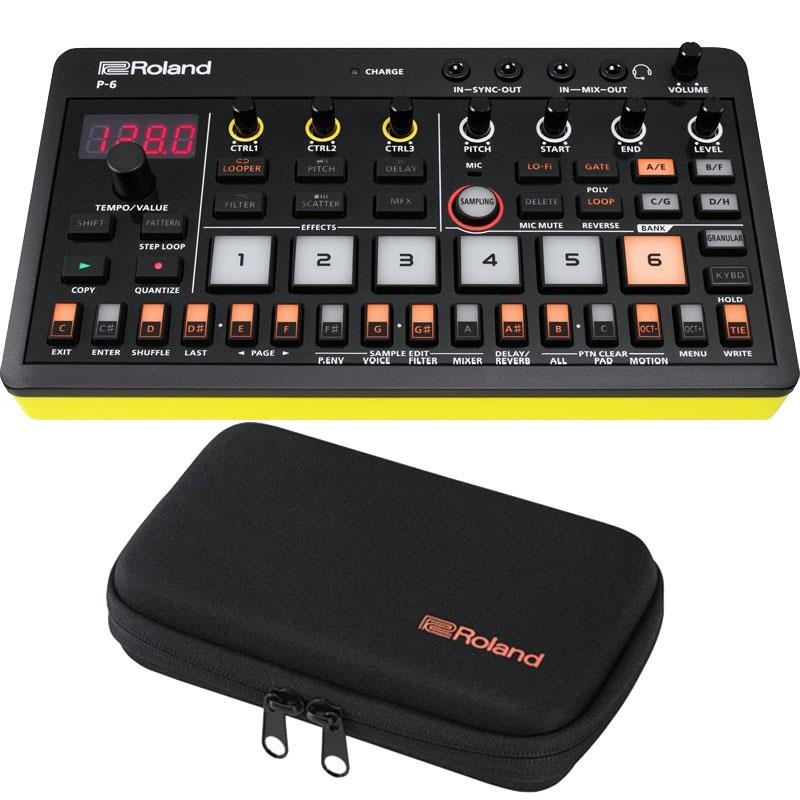 【半期決算セール】P-6 Creative Sampler AIRA COMPACT+CB-RAC(専用キャリングケース)セット Roland (新品)