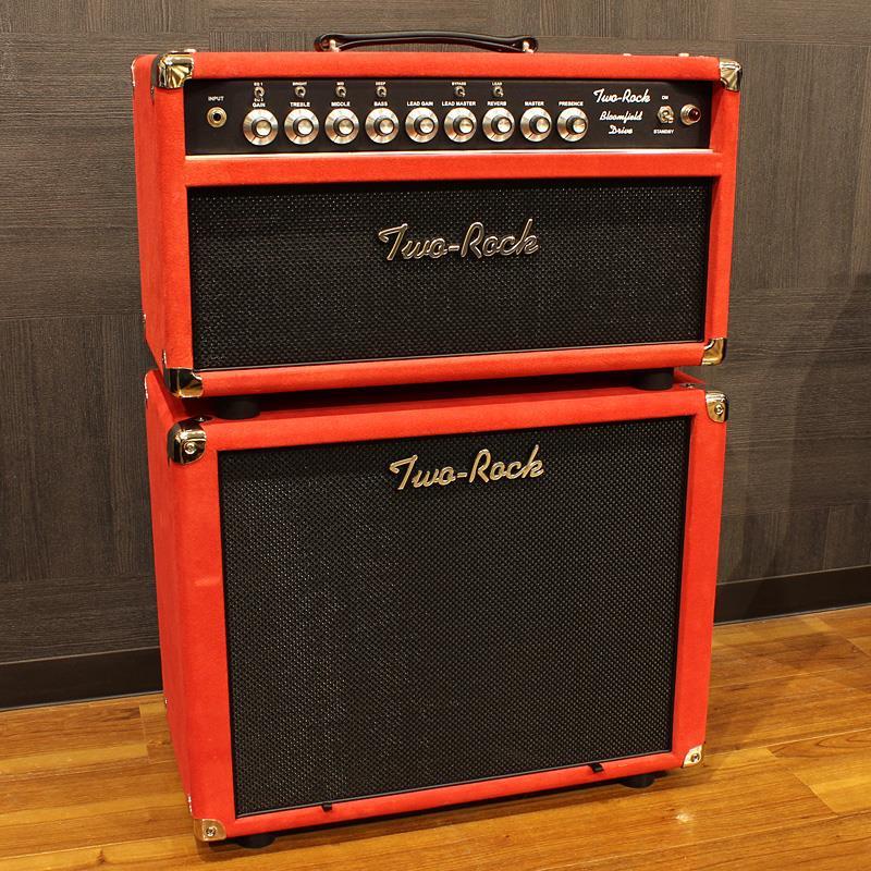 Other - USED 中古 Bloomfield Drive 40Watt Head + 1x12 Port Cabinet Set Red Suede Two-Rock (ユーズド 美品)
