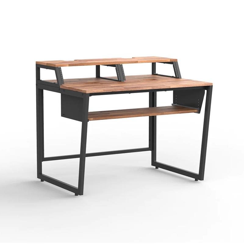 Star Rover + Keyboard tray Wood (ウッド)(ウェーブボーン)(DTMデスク)(スタジオデスク)(ラック付き)(6U)(キーボードトレイ付き) Wavebone (新品)