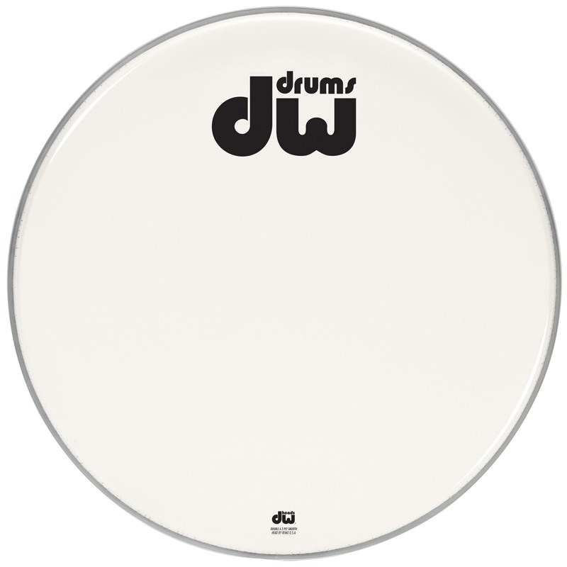■商品紹介【AA 2プライ・スムース・ホワイト・ヘッド】DW AA コーテッド・ヘッドは、丈夫な「Dupon Aフィルム」に、Remoの特許である「Crimplock（クリンプロック）・ハイテンション・カラー」を採用した、DWの初の2プライヘッドです。クリンプロックは、通常のRENOヘッドの接着方式と、アルミ折込との2つの方法を併せ、高い剛性を提供します。そのサウンドは、暖かみあるトーンと、様々なチューニング方法や音楽スタイルに十分な、アタック感を提供します。 サイズ：22インチ・バスドラム用※画像はイメージです。検索キーワード：イケベカテゴリ_ドラム_ドラムヘッド_バスドラム用_dw_新品 SW_dw_新品 JAN:0647139286938 登録日:2015/09/18 ドラムヘッド