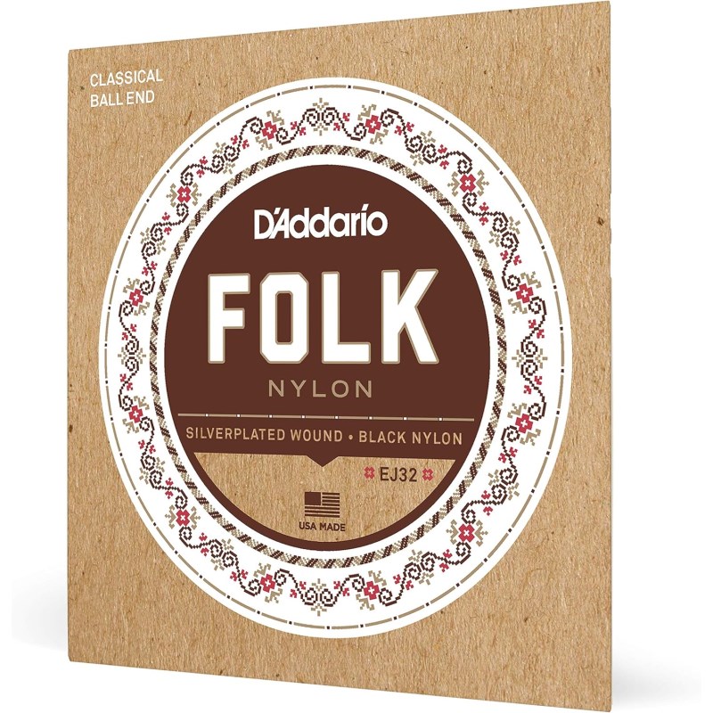 イケベ楽器楽天ショップのEJ32 Silver/Black/Treble[クラシックギター弦] D’Addario (新品)｜アングル2