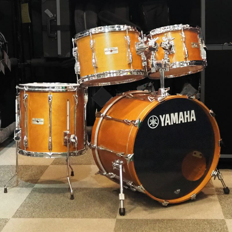 【Vintage】70s YD9000A 4pc Drum Kit[20BD，12TT，13TT，14FT/Made In Japan] YAMAHA (ヴィンテージ やや使用感あり)