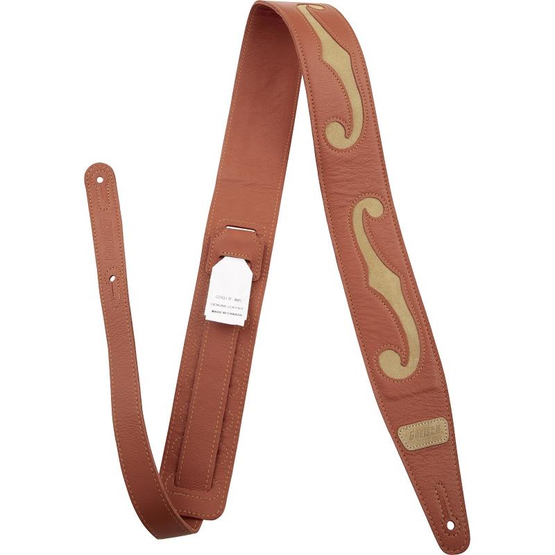 F-Holes Leather Strap， Orange and Tan(9224368100) GRETSCH (新品)
