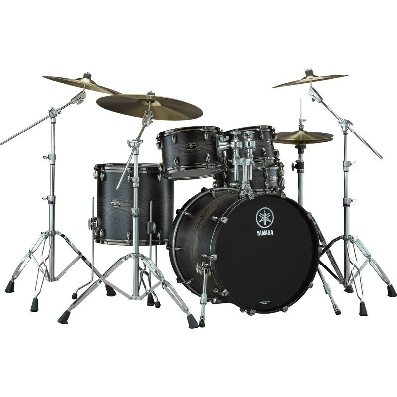 Drum Kits - LIVE CUSTOM HYBRID OAK 4pc Drum Set [LHB2216UCS + LHP6F3UCS (BD22，FT16，TT12＆10)/UZU チャコールサンバースト] YAMAHA (新品)