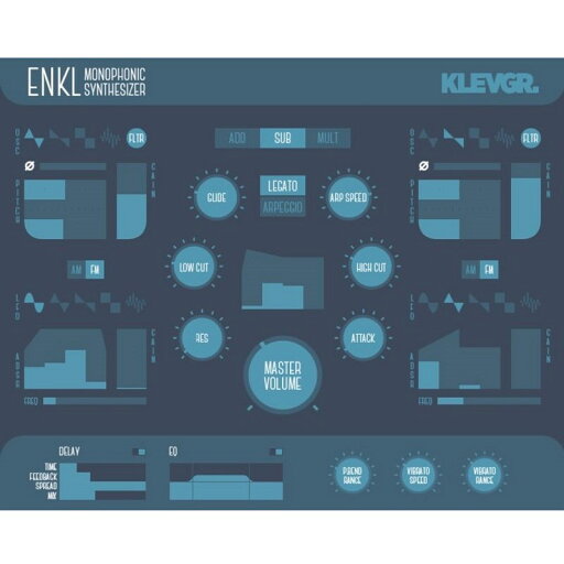 Enkl(モノフォニック・シンセサイザー)(オンライン納品) Klevgrand (新品) Enkl(モノフォニック・シンセサイザー)(オンライン納品) Klevgrand (新品)