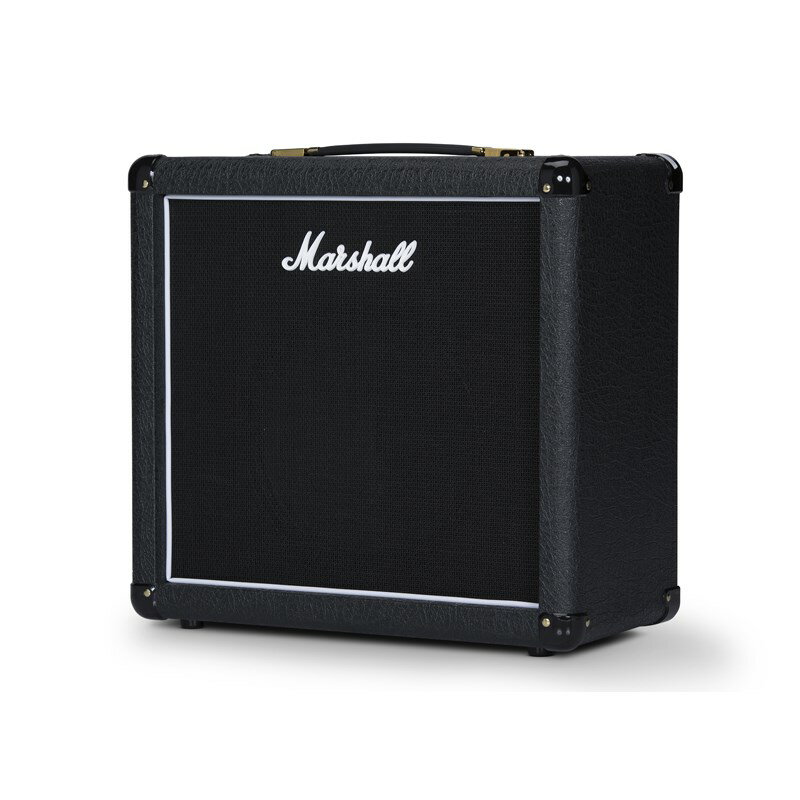 ■商品紹介JCM800スタイルの「Studio Classic」のヘッドアンプにベストマッチな1 × 12 Celestion V-Type スピーカーを搭載したキャビネット！70Wの許容入力の12インチスピーカーを1発搭載しており、小型のサイズで鳴りの良いキャビネットです。■許容入力 70W ■スピーカー 1 × 12 Celestion V-Type ■入力端子 1 × 16Ω ■本体寸法 (mm) H：480 W：510 D：250 ■重量 (kg) 約12.05 ■仕様詳細※お取り寄せ品検索キーワード：イケベカテゴリ_ギターアンプ・ベースアンプ_スピーカーキャビネット_ギター用_1x12_Marshall_新品 SW_Marshall_新品 JAN:5030463506424 登録日:2019/02/24 スピーカーキャビネット キャビ キャビネット スピーカー マーシャル