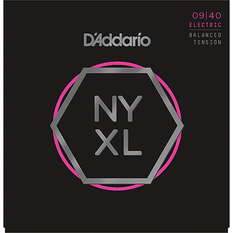 NYXL Series Electric Guitar Strings Balanced Tension NYXL0940BT Super Light， 009-040 D’Addario (新品)