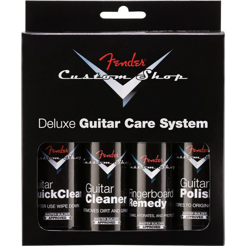 CUSTOM SHOP 4-STEP CLEANING KIT (4 PACK) (#0990539000) Fender USA (新品)