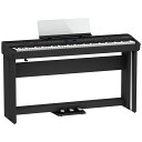 【お取り寄せ商品】FP-90X-BK【スタンド&ペダルユニットセット】(電子ピアノ) Roland (新品)