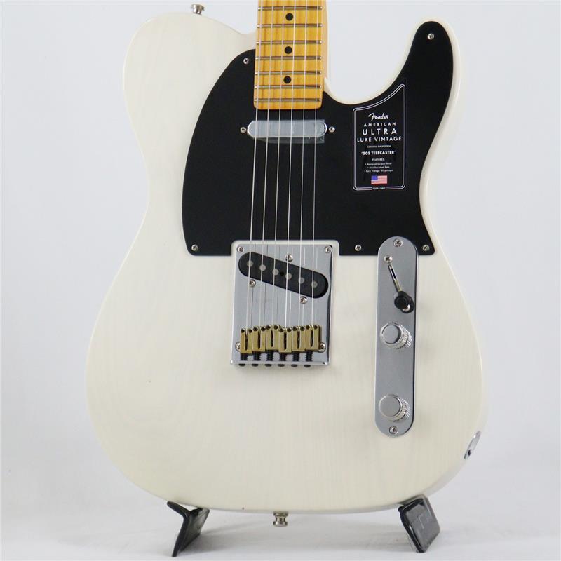 ■商品紹介Fender American Ultra Luxe Vintage Series革新とクラフトマンシップの頂点を象徴するFender American Ultra Luxeは、プレミアムエレクトリックギターの新たな基準を打ち立てます。American Ultra Luxe Vintageシリーズは、フェンダーの伝統のタイムレスでクラシックな気品と妥協のないモダンなパフォーマンスが融合したモデルをラインナップしています。American Ultra Luxe Vintage 50s Telecasterは、厳選されたアッシュまたはアルダー材をボディに使用し、洗練された滑らかなコンターデザインがHeirloomエイジドラッカーフィニッシュを引き立てます。精緻な演奏性を追求したModern Dシェイプのクォーターソーンメイプルネックには、Ultraロールドエッジ加工が施され、ステンレススチールミディアムジャンボフレット、蓄光式Luminlayサイドドット、Graph Tech TUSQナットといったハイスペックを実現。さらに、ハイポジションへのアクセスを飛躍的に高めるテーパードネックヒールも採用しています。ピックアップにはPure Vintage ’51 Teleを搭載し、クリアで煌びやかなクリーントーンから、豊かで表現力あふれるリードトーンまで、クラシックなフェンダーサウンドを奏でます。ハードウェアには、6ブラスブロックサドル・スルーボディブリッジ及び、素早い弦交換と優れたチューニング安定性を誇るデラックスロッキングショートポストチューナーを装備し、高い演奏性を提供します。American Ultra Luxe Vintage 50s Telecasterは、クラシックなデザインと唯一無二の存在感を備えながら、現代のパフォーマンスにおいても一切の妥協がない一本です。※画像はサンプルです。製品の特性上、杢目、色合いは個体ごとに異なります。■仕様詳細Series: American Ultra Luxe VintageBody Material: AshBody Finish: Heirloom Nitrocellulose LacquerNeck: Maple， Modern DNeck Finish: Heirloom Nitrocellulose LacquerFingerboard: Maple， 10 to 14 Compound Radius (254 mm to 355.6 mm)Frets: 22， Medium Jumbo Stainless SteelPosition Inlays: Black DotNut (Material/Width): TUSQ， 1.685 (42.8 mm)Tuning Machines: Deluxe Locking Short PostScale Length: 25.5 (64.77 cm)Bridge: 6-Saddle American Tele with Brass Block SaddlesPickguard: 1-Ply BlackPickups:Pure Vintage ‘51 Single-Coil Tele (Bridge)Pure Vintage ‘51 Single-Coil Tele (Neck)Pickup Switching: 3-Position Blade:Position 1. Bridge PickupPosition 2. Bridge and Neck PickupsPosition 3. Neck PickupSpecial Electronics: S-1 Switch Activates Series Wiring Option in Any Pickup Position (Bypasses Pickup Selector Switch)Controls: Master Volume (S-1 Switch)， Master ToneControl Knobs: Heavy Knurled Flat-TopHardware Finish: Nickel/ChromeStrings: Fender USA 250L Nickel Plated Steel (.009-.042 Gauges)， PN 0730250403Case/Gig Bag: Deluxe Tweed Hardshell検索キーワード：イケベカテゴリ_エレキギター_TLタイプ_Fender USA_American Ultra_新品 SW_Fender USA_新品 JAN:0885978226610 登録日:2025/08/11 エレキギター フェンダー ふぇんだー フェンダーUSA アメリカンウルトラ アメトラ