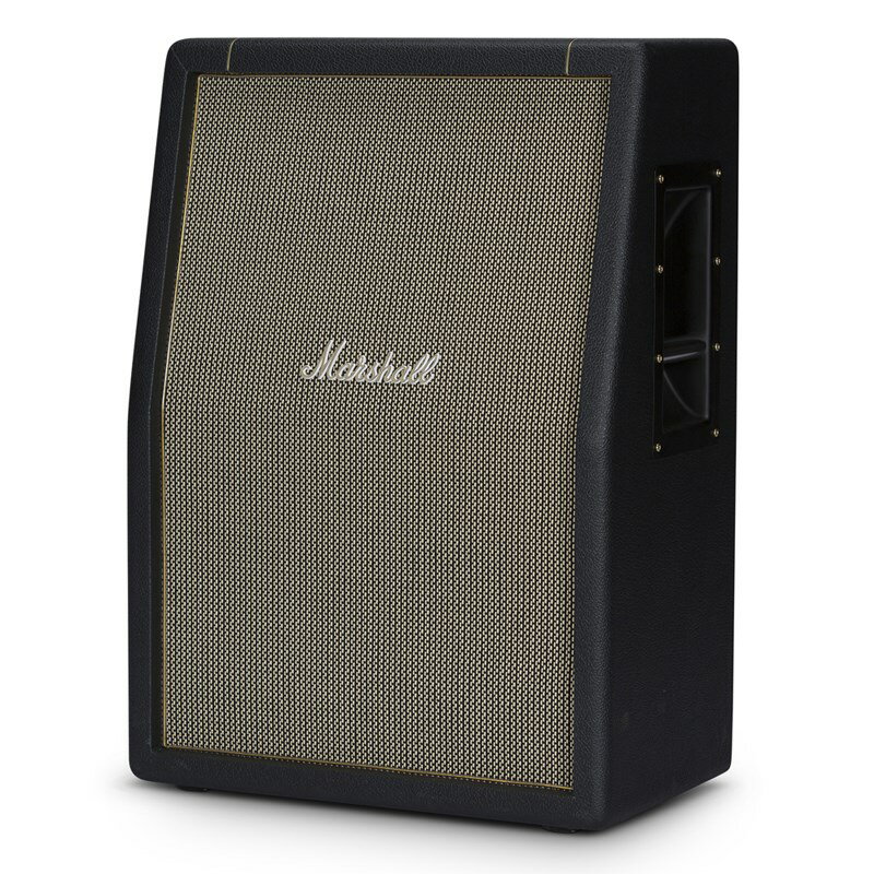 ■商品紹介JC1959スタイルの「Studio Vintage」のヘッドアンプにベストマッチな2 × 12 Celestion V-Type スピーカーを搭載したキャビネット！12インチスピーカーを2発搭載しており、許容入力140W縦型の2発のキャビネットです。■許容入力 140W ■スピーカー 2 × 12 Celestion V-Type■入力端子 1 × 8Ω ■本体寸法 (mm) H：750 W：530 D：310 ■重量 (kg) 約23.85検索キーワード：イケベカテゴリ_ギターアンプ・ベースアンプ_スピーカーキャビネット_ギター用_2x12_Marshall_新品 SW_Marshall_新品 JAN:5030463506455 登録日:2019/02/24 スピーカーキャビネット キャビ キャビネット スピーカー マーシャル
