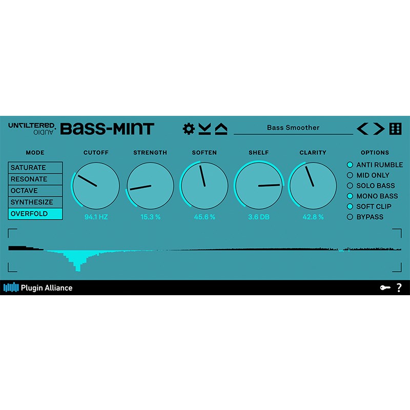 Unfiltered Audio Bass-Mint(オンライン納品)(代引不可) Plugin Alliance (新品)