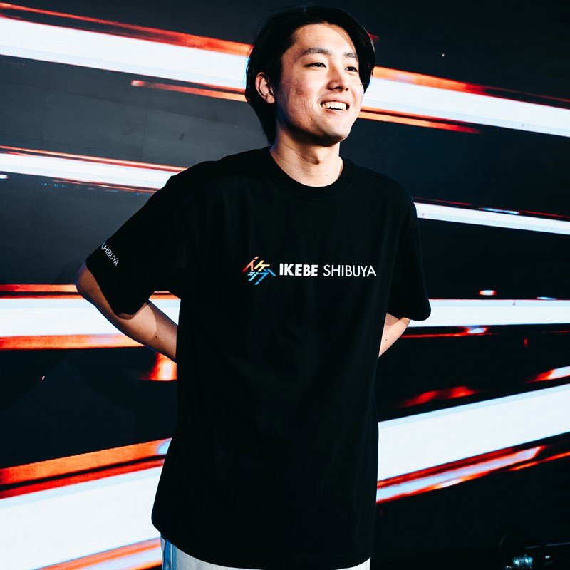 翌日配達 IKESHIBU LOGO TEE / BLACK / XL SIZE Ikebe Original (新品)