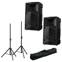 翌日配達 WAVE-EIGHT + ロゴ入りスピーカースタンドセット 【ポータブル・アンプ内蔵ワイヤレスPA/DJスピーカー】(アルファシータ) AlphaTh...