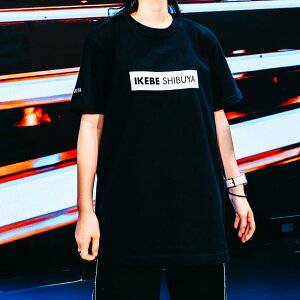 IKESHIBU BLOCK LOGO TEE / BLACK / XL SIZE Ikebe Original (新品)