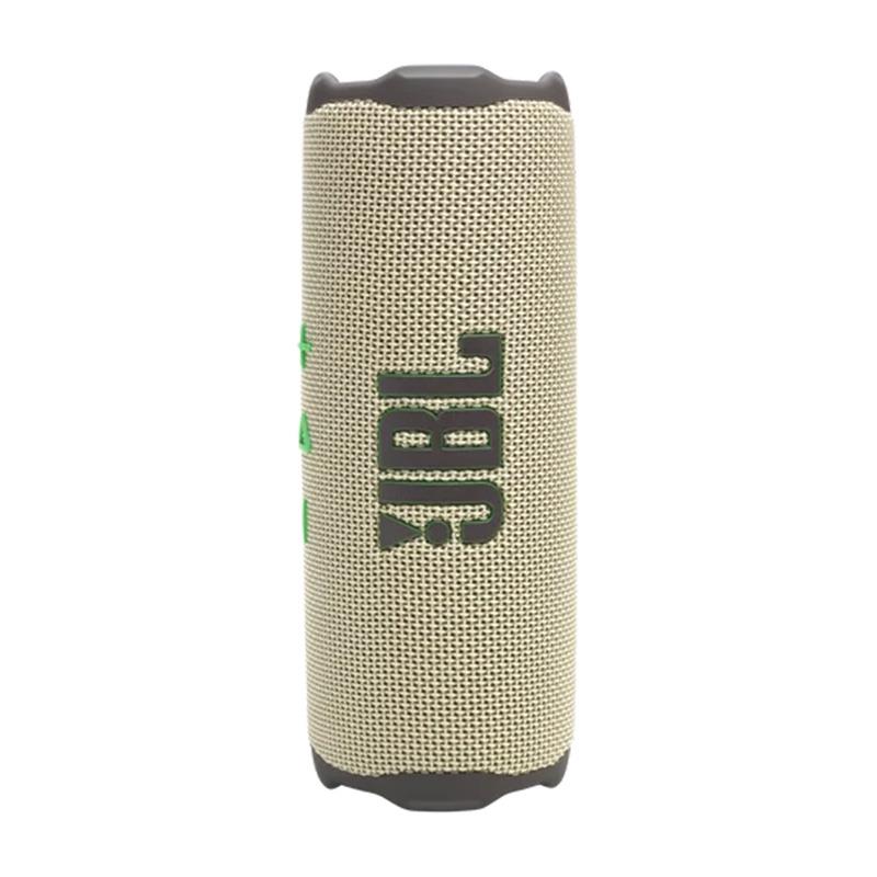■商品紹介【製品の特長】手のひらに収まる、人生のサウンドトラック。JBL FLIP 7は、いつでもどこでも比類のないJBLサウンドを提供します。音楽そのものがそうであるように、音楽の聴き方にも境界線はありません。ビーチパーティーで盛り上がるときも、庭やお風呂でゆったりくつろ ぐときも、ロマンチックな夜のムードを演出するときでも、FLIP 7はあらゆるシチュエーションに合わせて豊かな時間を生み出してくれます。独創的な新技術 AI Sound Boostにより、JBLのシグネチャーサウンドがこれまでになく強力で比類のないものへと進化しました。その結果、JBL FLIP7は、コンパクトな筐体からは信じられないほどのパワフルかつ心躍るサウンドを実現しています。また、FLIP 7の特長はそのデザインとパワフルさだけではありません。FLIP 7は業界トップクラスのIP68防水・防塵性能を誇り、最高品質のサウンドを提供しながらあらゆる環境で使用可能です。さらに、新しいPlaytime Boost機能により最大16時間の再生時間を実現。お気に入りの音楽をノンストップで楽しみ尽くしましょう。JBLの高品質サウンドをもっと幅広く広範囲で楽しみたいと思ったら、もちろんそれも可能です。他のAuracast対応のJBLスピーカーに接続することで、同じプレイリストをより広範囲（かつ大人数）で共有できます。サイクリング仲間と一緒に郊外を駆け巡ったり、ホームパーティーのエリアを別室まで拡大したりと、自由自在にサウンドをお楽しみください。JBL FLIP 7は普通のポータブルスピーカーとは一味違い、コンパクトながら強力な存在感を放つ、最強のスピーカーです。●AI Sound Boost搭載で迫力満点のJBLプロ・サウンド低域用のアンプを強化してスケール感を向上させると同時にツイーターもアップグレードしました。その結果、最大音量でもパワフルでクリアな低音を実現するだけでなく、新開発のドーム型ツイーターを加えた合理的な設計により、鮮明な高音を実現しつつサウンド全体での説得力が増しています。 さらに、独自の新技術AI Sound Boostを搭載したことにより、音楽信号をリアルタイムで解析し、歪みを抑えてFLIPシリーズ史上最高の音響性能を実現できるようになりました。まさに、FLIP 7の一台一台にJBLのサウンドエンジニアが宿っているようなものです。 そのため、従来のポータビリティはそのままに、より高品質でオールラウンドなサウンドを提供できるようになりました。 これまでと同じサイズ感で、これまでよりパンチの効いたサウンドを。●最大14+2時間の再生時間1回の充電で最大14時間再生可能。最高のムードをノンストップで継続します。パーティーをもう少しだけ楽しみたかったり大切な人との時間をあと少しだけ延長したいような時でもご心配なく。Playtime Boostでさらに最大2時間再生時間を延長できます。●Auracastによるマルチスピーカー接続仲間たちと同じグルーヴを共有したいと思ったことはありませんか？ もちろんそれも可能です。Auracast搭載で、2台のFlip 7を簡単にステレオペアリング。さらに複数のAuracast対応JBLスピーカーと接続することで、より広いサウンドステージを実現し、より広いエリアで同時に音楽を再生することが可能です。●IP68準拠の高い防水・防塵性能JBL Flip 7はできる限りどんな環境であろうと使用し続けられるように設計されています。業界トップクラス・IP68*準拠の防水防塵設計に加えて、1メートルの高さからコンクリートの床に落としても問題ないように衝撃への耐性も強化*しています。とはいえ、友達に見せびらかすためにスピーカーを放り投げて回るようなことはしないでくださいね。それより、パーティーを思いっきり楽しみましょう！ *深さ最大1.5メートルの真水に最大30分間水没させた実験条件に基づく。 *1mの高さからの落下試験を実施・通過。落下による無破損・無故障を保証するものではなく、落下による破損・故障は保証の対象外となります。●ロスレスオーディオ再生ロスレスで、音楽がさらに高品質に。より深い楽しみを知っている音楽ファンのために、USB Type-Cポートを介してラップトップやその他のオーディオデバイスにプラグインすることで、ロスレスオーディオ再生*を可能にしました。 *デバイス側でPCMにデコードのち再生。24bit/48kHzまで。 再生デバイス(USB-C端子搭載のiPhone/Android/Windows PC/MAC)にUSBケーブルを接続し、FLIP7の「PLAY」ボタンを長押ししている最中にUSBケーブルをつなぐと、自動的にUSBオーディオモードに入ります。USBケーブルは1.2m 以下のUSB 2.0ケーブルを別途ご用意ください。●環境に配慮したサステナブルな筐体とパッケージJBL Flip 7は、スピーカーグリルに77%の再生プラスチックと100%の再生ファブリックを使用しています。また、パッケージはFSC認証紙を使用し、環境負荷の低いソイインクで印刷されています。●PushLockシステムでアクセサリー交換可能カラビナも、ストラップも、片手1つで楽々切り替え。新しいPushlockシステムでアクセサリーが交換可能になり、お手軽にサウンドを持ち運べるようになりました。着脱はボタンを押すだけ。ストラップとカラビナははじめから同梱されています。●JBL PortableアプリJBL Portableアプリを使用すればJBL FLIP 7 のカスタマイズやFWアップデートが可能。その時その時の気分に合う最高のサウンドを、いつでも最新の状態で楽しむことができます。【製品の仕様】仕様一覧S/N比80 dB出力 (W)25 W RMS for woofer， 10 W RMS for tweeterオーディオ仕様周波数特性60 Hz - 20k Hzスピーカードライバー45 x 80 mm woofer/1.75 x 3 ， 16 mm tweeter/ 0.6サイズ寸法（幅×高さ×奥行き）（cm）18.3 x 7.0 x 7.2寸法（幅×高さ×奥行き）（in）7.2 x 2.7 x 2.8本体重量(kg)0.826本体重量(lbs)1.82コントロール及び接続仕様Bluetooth プロファイルA2DP 1.4， AVRCP 1.6Bluetooth 送信周波数範囲(GHz)2.4 - 2.483Bluetooth送信機の変調GFSK， π/4 DQPSK， 8DPSKBluetoothトランスミッター電源? 14 dBm (EIRP)Bluetooth バージョン5.4バッテリー充電時間(hrs)2.5最大動作温度45°CバッテリータイプLi-ion polymer 17.28 Wh最大再生時間14特徴IPX定格IP68Wireless有防水対応有iOS / Android対応のモバイルアプリ有Auracast対応有Bluetooth有■同梱物JBL Flip 7 x 1カラビナ x 1ショートストラップ x 1クイックスタートガイド x 1保証書/安全シート x 1*充電用USBケーブルは同梱されません。※ご購入いただいた製品を長く安心してご利用いただくため、 JBL国内サイトでの製品登録（無料）をおすすめしています。※詳細な製品仕様はメーカーサイトをご確認お願い致します。※ご使用前にご利用環境や動作状況などを予めご確認の上、ご購入をお願い致します。※商品の仕様、価格並びに付属品などは予告なく変更することがあります。#ジェービーエル #ジェイビーエル検索キーワード：イケベカテゴリ_レコーディング_モニタースピーカー_モニタースピーカー_JBL_新品 SW_JBL_新品 JAN:4968929223589 登録日:2026/06/10 モニタースピーカー スタジオモニター