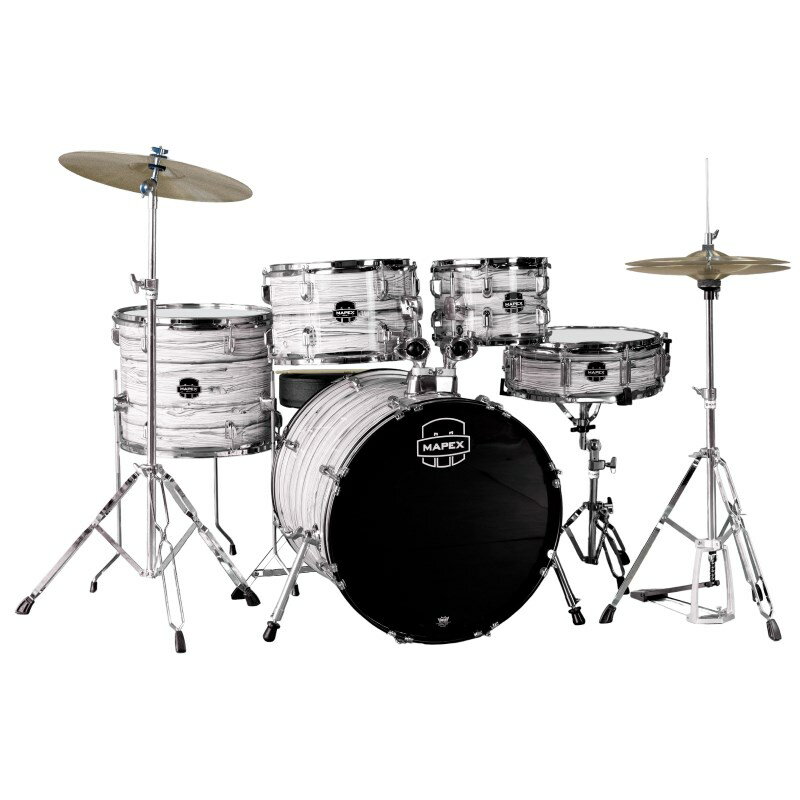 CM5294FTCFI [COMET DRUM SET - White Marble Wood]【ハードウェア、シンバル付属】 MAPEX (新品)
