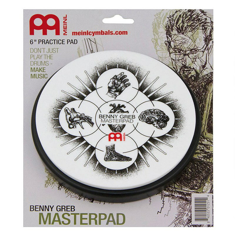 MPP-6-BG [Benny Greb Artist Series Practice Pad / 6 Pocket Size] MEINL ()