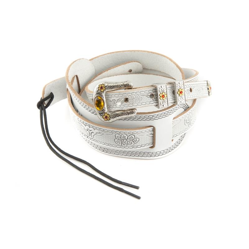 Rakuten - Vintage Tooled Leather Guitar Strap(White))[9220026000] GRETSCH (新品)