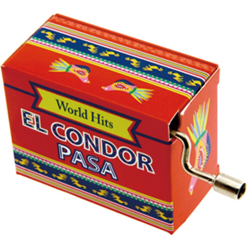 ■商品紹介ドイツ製の手回しの小さなオルゴールです。仕様-SPEC箱サイズ：60×45×30mm英タイトル：El Condor Pasaハンドル長さ：20mm重量：70g原産国：ドイツ検索キーワード：イケベカテゴリ_パーカッション_その他パーカッション_Sound King_新品 SW_Sound King_新品 JAN:4031172586319 登録日:2025/10/17 パーカッション サウンドキング