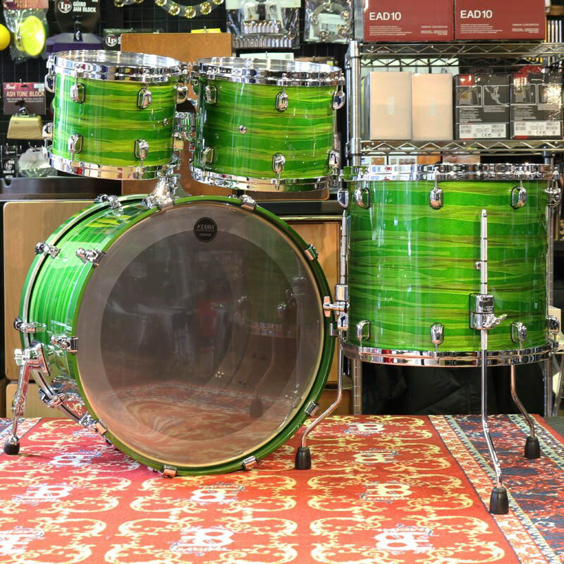Starclassic Walnut/Birch 4pc Drum Kit - Lacquer Shamrock Oyster [WBS42S-LSO]【お取り寄せ商品】 TAMA (新品)