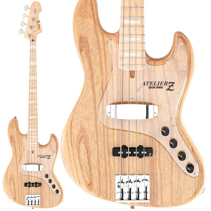 ■商品紹介プロ/アマ問わず多くのベーシストから、中でもスラッププレイに拘るベーシストから絶大な支持を集めるATELIER Z。M（Magunitude)#245は青木智仁氏のシグネイチャー・モデルとして発売されたモデルですが、今や数多のプロ/アマを問わないミュージシャン達が使用し、スタンダード・モデル且つ、アトリエ Zを代表する機種です。アッシュボディとメイプル指板の組み合わせで明瞭な音のハリと締まりのある低音に加えて、コントロール系統は1ヴォリュームとピックアップバランサー、マスタートーン、トレブル/ベースの2バンドEQのブーストが搭載し、更に裏パネルを開けるとMid-CUTトリムが付いていますので、幅広くお好みのセッティングに調整可能です。トレブル/ベースにはプリアンプのブースト量の目安として50％に位置にクリックが付き、お好みに合わせて調整しやすくなりました。本機にはスペクトラムブーストと名付けられたワイヤリングが施されており、音圧を上げた仕様で更なる幅広いサウンドメイクが可能となっております。力まずに弾いてもスッと音が前に出てくれるレスポンスの良さと、明瞭さに長けながらもワイルドな一面をも併せ持ち、指弾きでの図太いトーン、スラップでのはじけるサウンド、ピック弾きのアタック感まで様々なプレイ・スタイルにも対応し、ジャンルを問わずに使用できる一本です。■仕様詳細■Body: Ash■Neck: Maple■Fingerboard: Maple■Bridge: ATELIER Z BB419■Pickups: ATELIER Z JBZ-4■Preamp: bartolini XTCT + Spectrum boost■Control: M.Vol，Balancer，M.Tone(sw)，Treble/Bass■Weight≒kgギグケース付属検索キーワード：イケベカテゴリ_ベース_エレキベース_JBタイプ_ATELIER Z_M Models_新品 SW_ATELIER Z_新品 JAN:4562211295843 登録日:2026/01/17 エレキベース アトリエ アトリエZ アトリエゼット