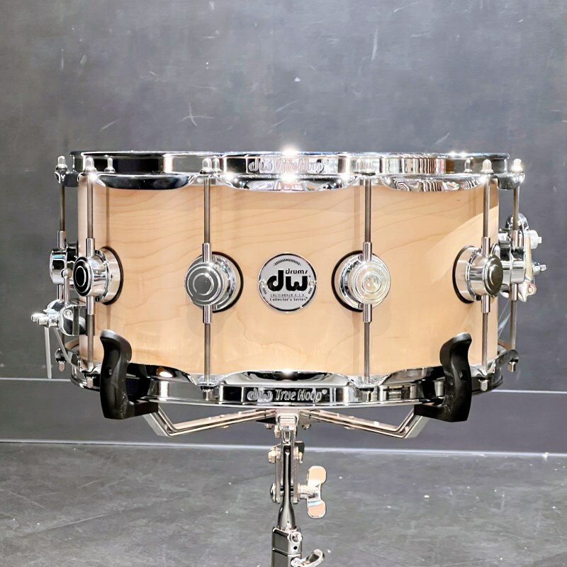Collector's Pure Maple Snare Drum VLT 14×6.5 / Satin Natural [-CLV1465SD/SO-NAT/C]【店頭展示特価品】 dw (アウトレット 美品)
