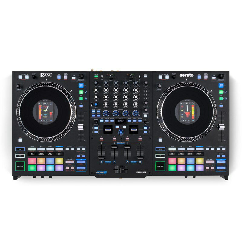【半期決算大セール】PERFORMER　【モーター駆動 4chDJコントローラー】 【無償ダウンロード版Serato DJ Pro対応】 RANE (新品)